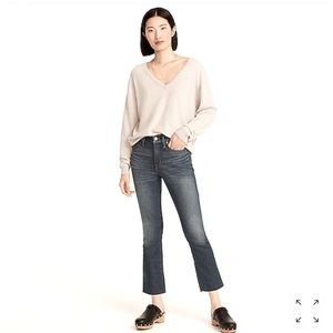 J Crew 9" demi-boot crop jean in Lantern wash Size 32 NWOT